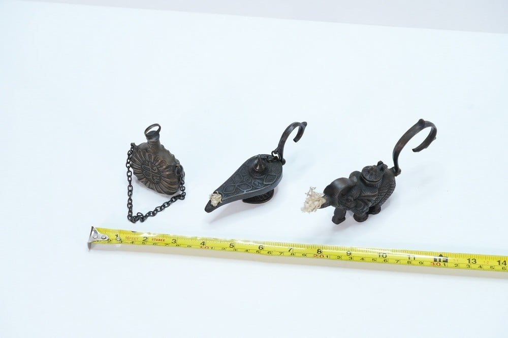 Set of Three Decorative Metal Collectibles - 2