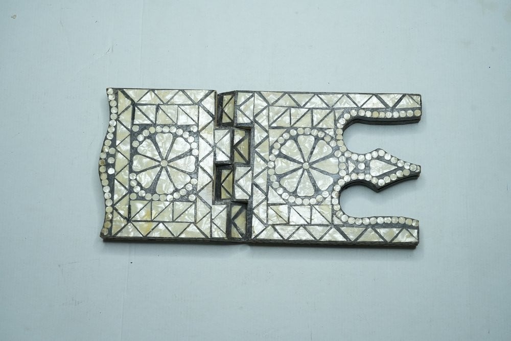 Traditional Inlaid Wooden Quran Stand - 6