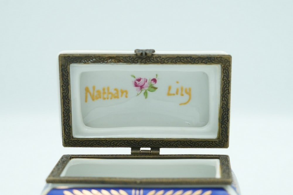 Porcelain Jewelry Box - 6