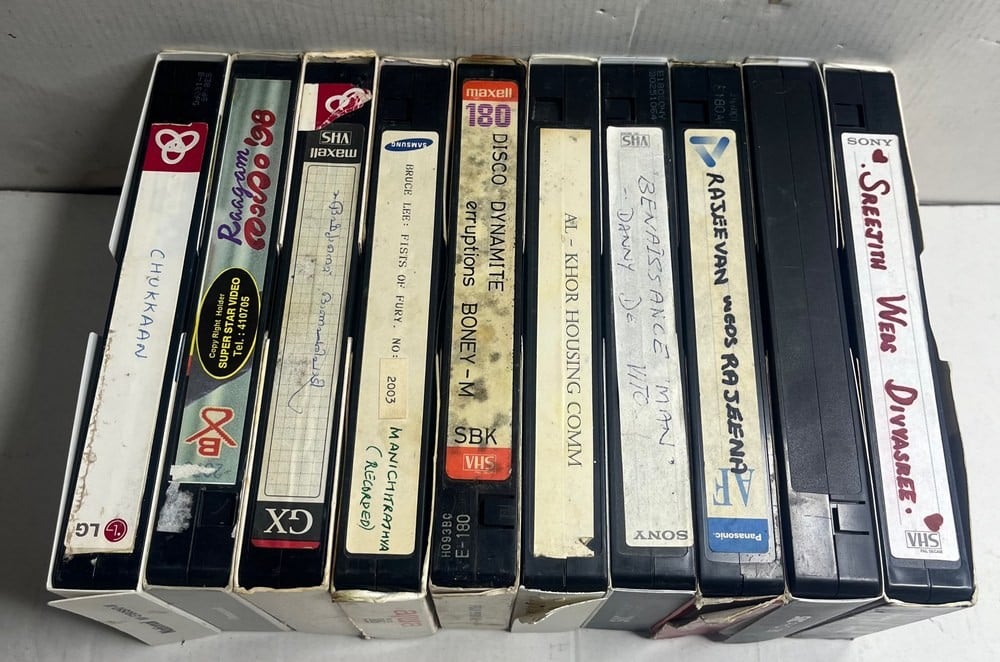 Collection of Vintage VHS Video Tapes - 3
