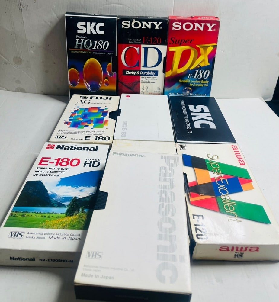 Collection of Vintage VHS Video Tapes - 4