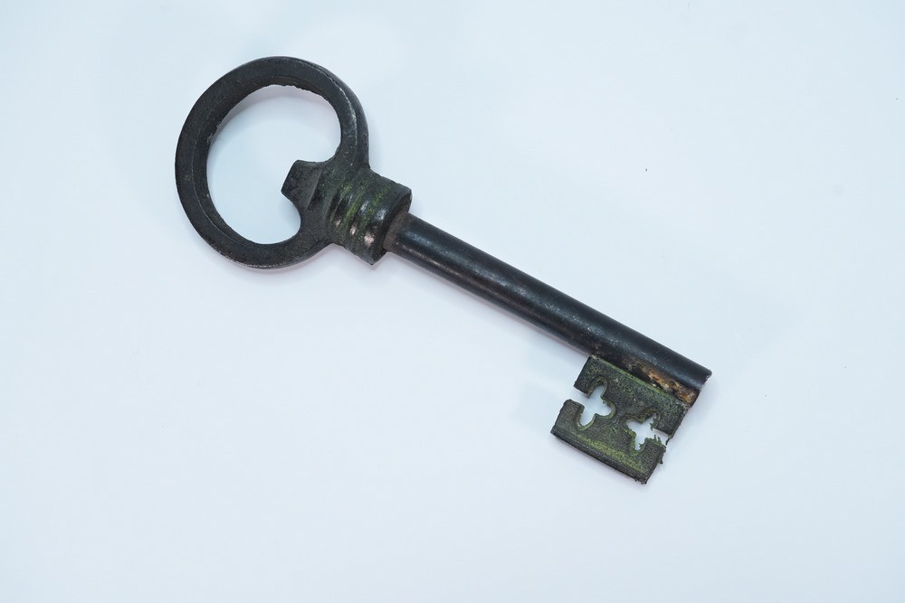 Old Metal Key - 8