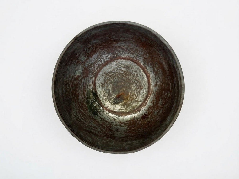Old Inscribed Metal Healing Bowl - 4