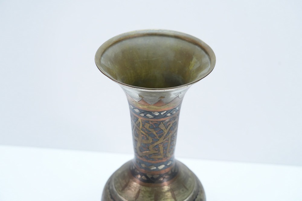 Old Brass Pieces Decorated In An Old Eastern Islamic Style. - 6