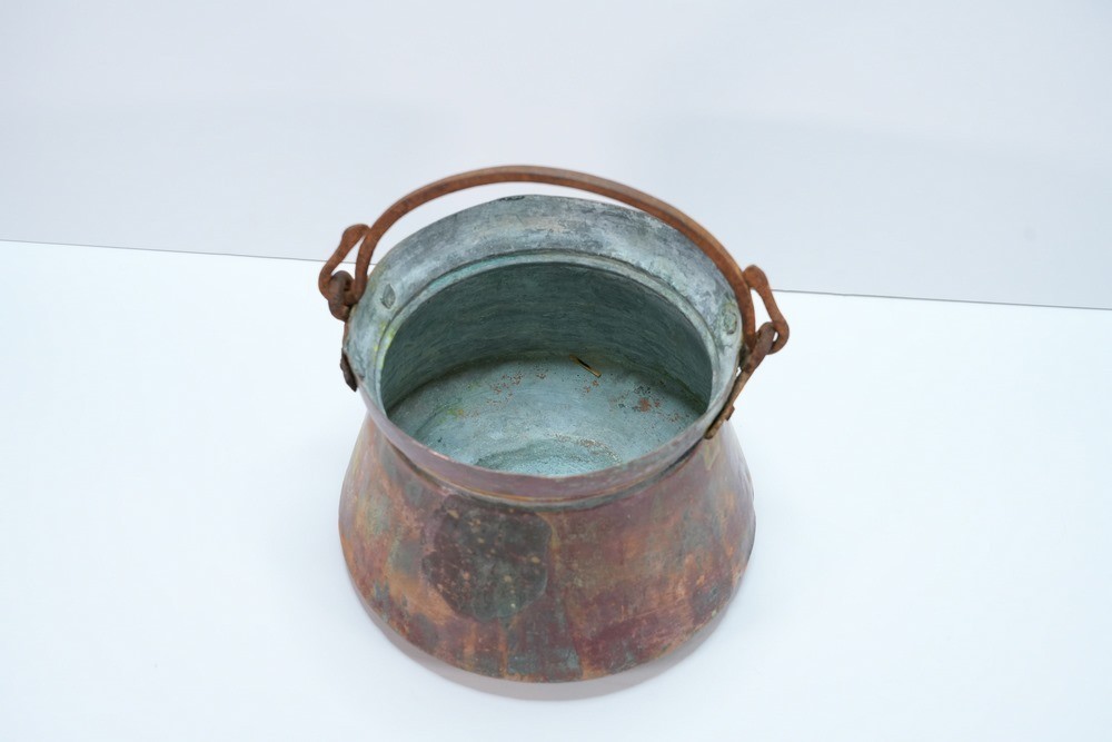 Copper Vessel Dating Back To Around 1850. - 3