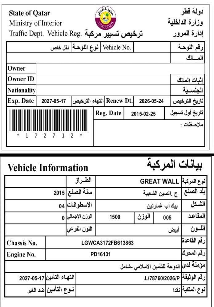 جريت وول موديل 2015، Y-15792 - 11