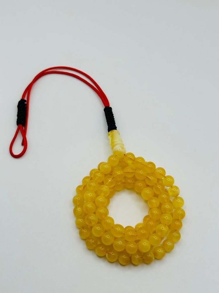 Natural Round Amber Prayer Beads (Kaliningrad) - 2 - 3