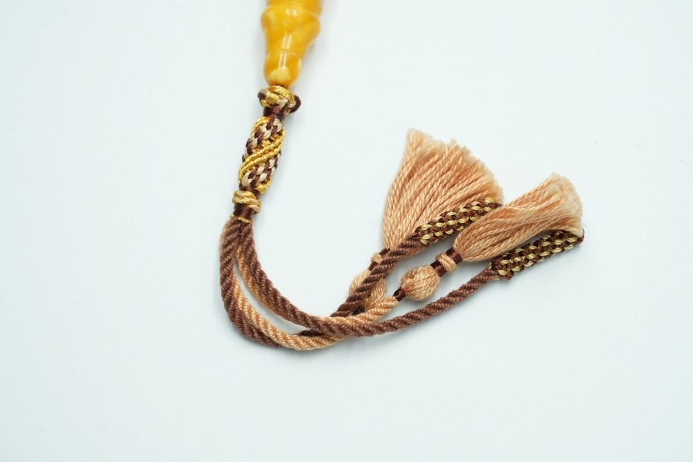 Natural Antique Amber Prayer Beads - 4
