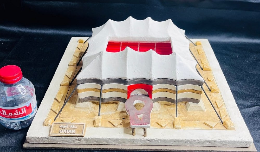 Handcrafted Al Bayt Stadium Model – Qatar - 3
