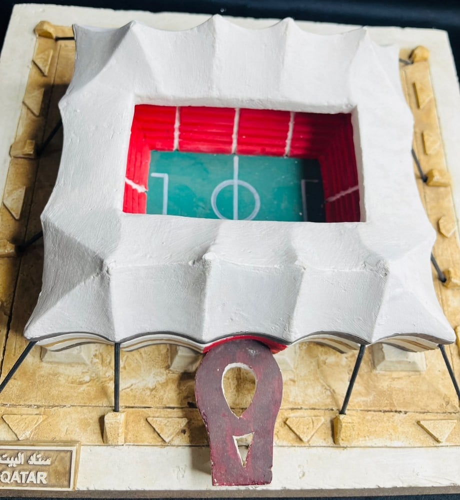 Handcrafted Al Bayt Stadium Model – Qatar - 4