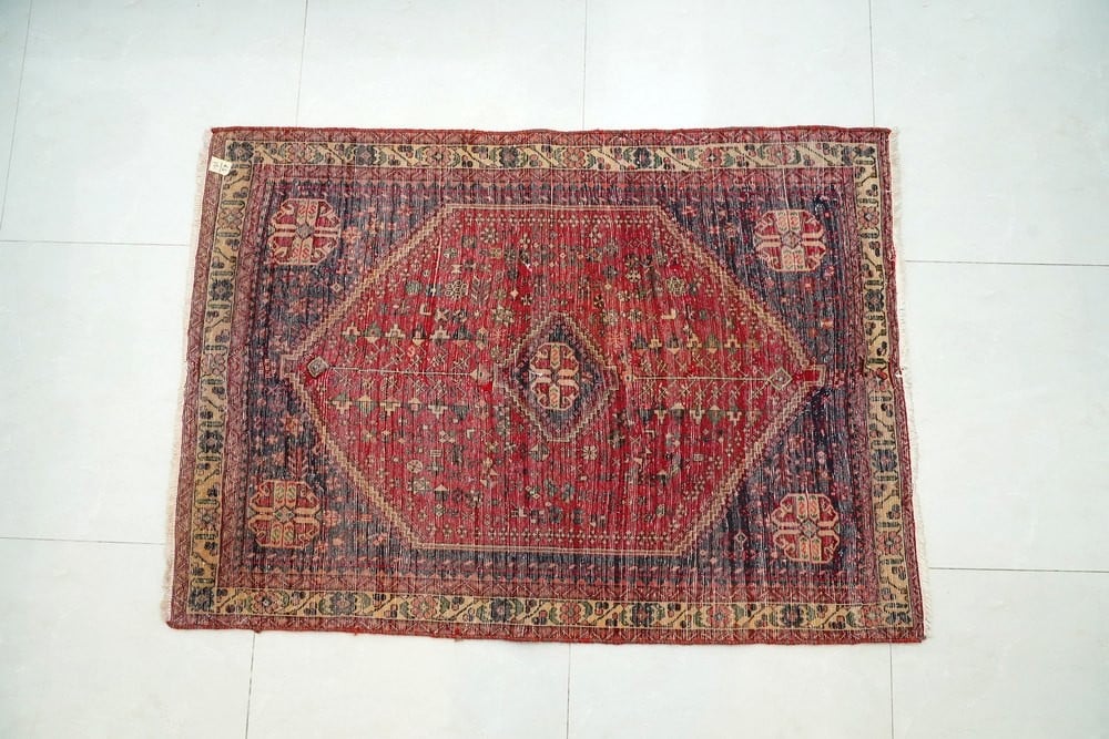 Antique Hand-Knotted Persian Iranian Rug - 2 - 7