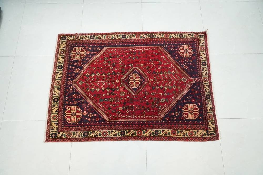 Antique Hand-Knotted Persian Iranian Rug - 2 - 1