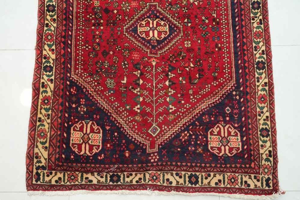 Antique Hand-Knotted Persian Iranian Rug - 2 - 6