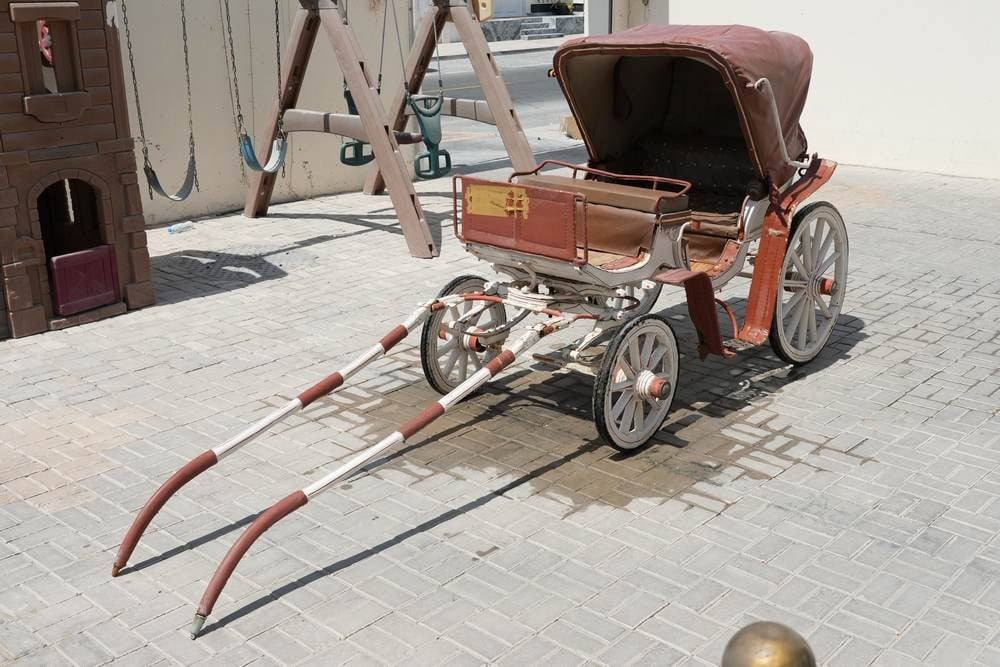 عربة خيل حنطور ملكية كلاسيك  - 1