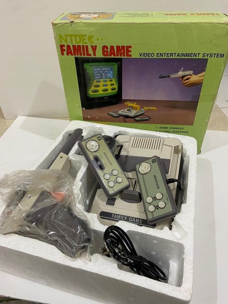 Old Family Game Consoles - 1