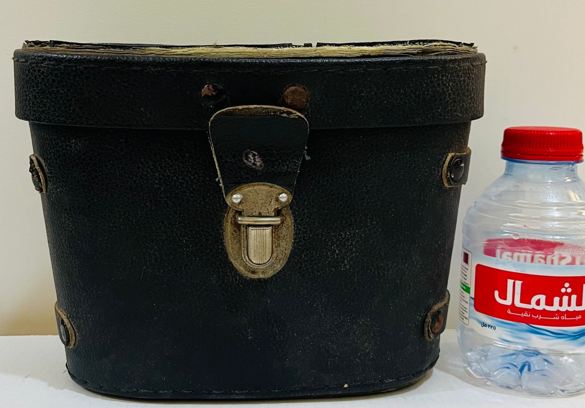 Antique Audriel Binoculars with Leather Case - 3