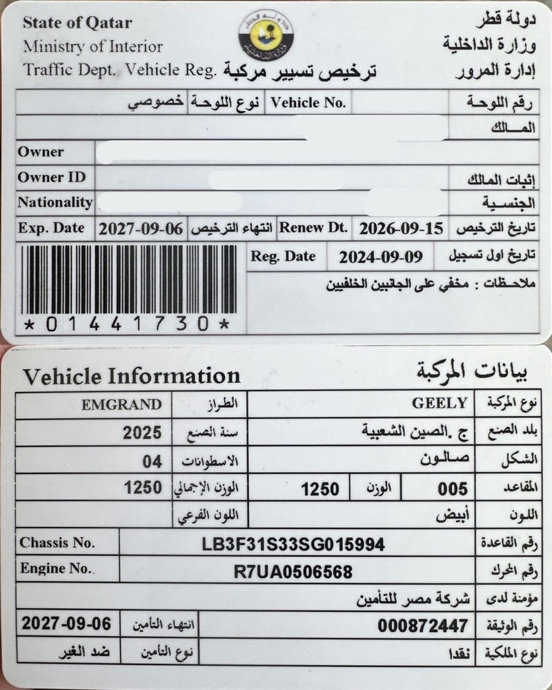 جيلي إمجراند موديل 2025، Y-15812 - 11