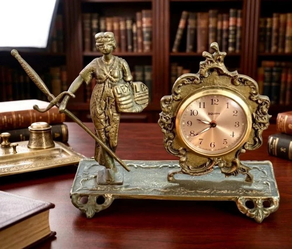 Antique Desk Clock - 8
