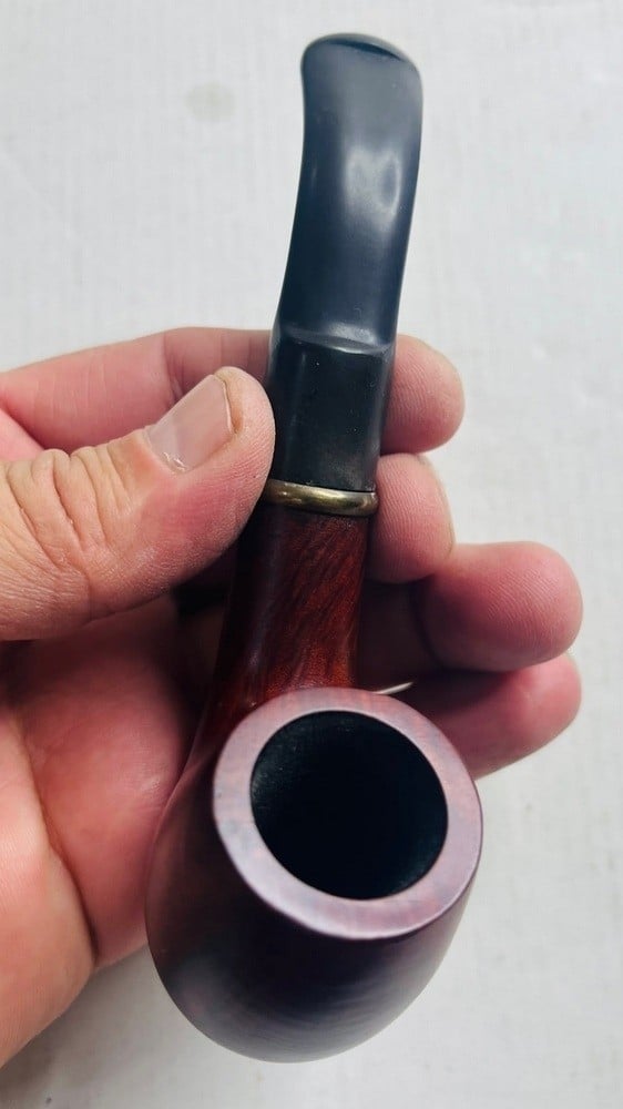 Very Old European Smoking Pipe with Leather Case - 1 - 1