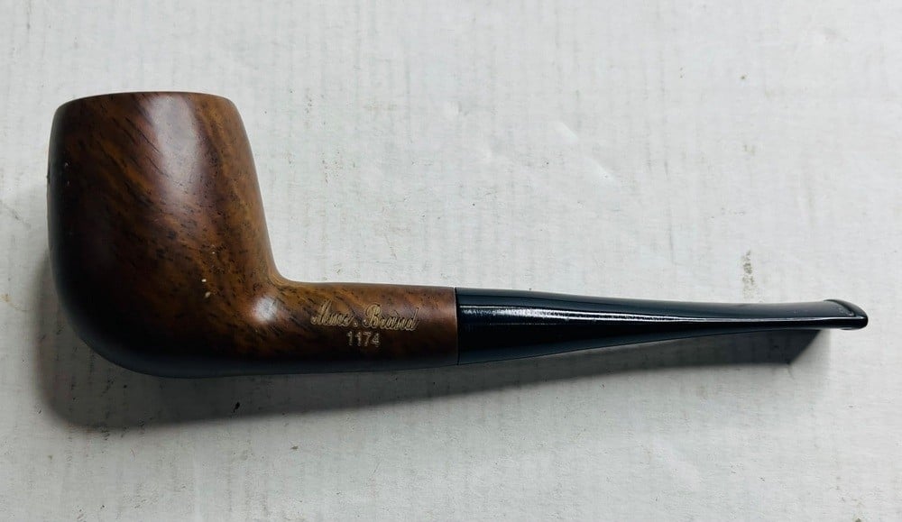 Very Old European Smoking Pipe with Leather Case - 2 - 1