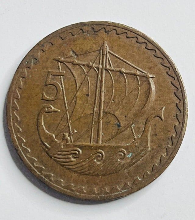 Cyprus 5 Mils Bronze Coin – 1960 - 3