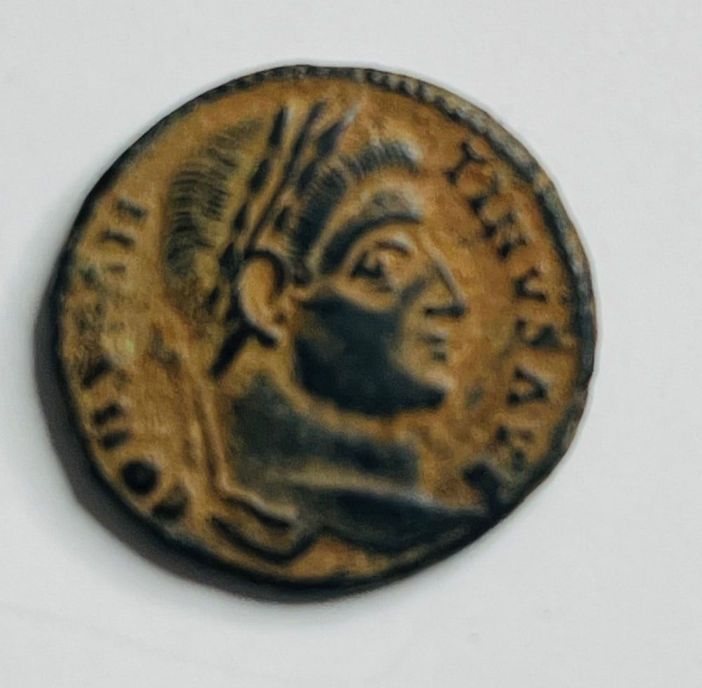 Ancient Roman Bronze Coin – Reign of Emperor Constantine - 3