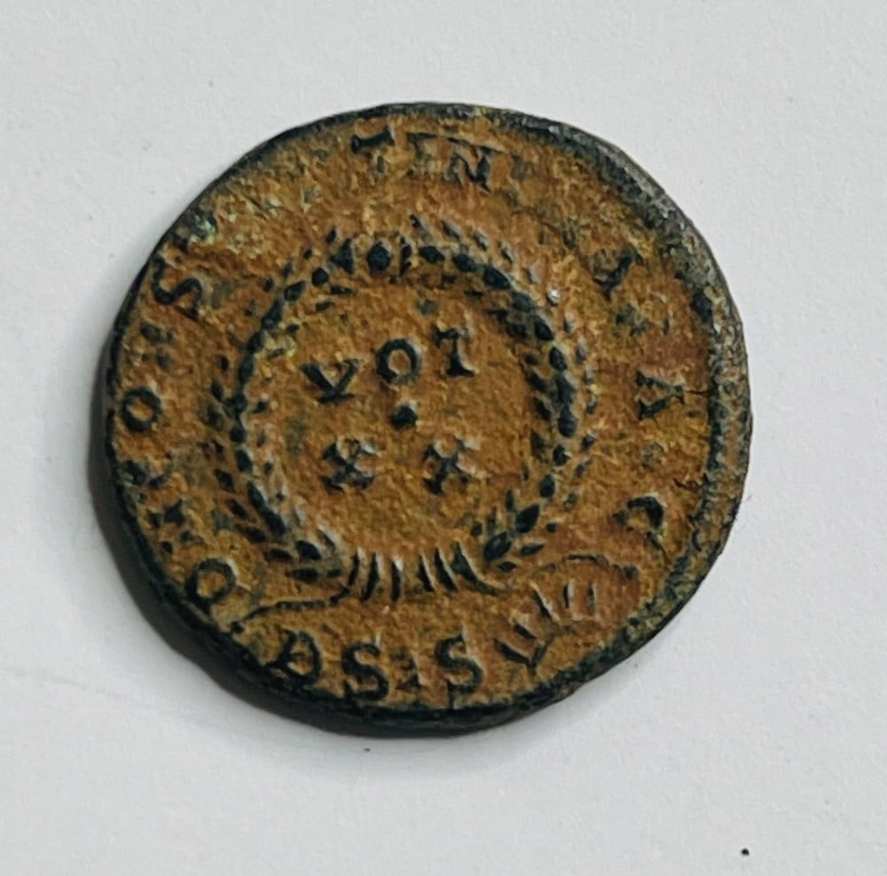 Ancient Roman Bronze Coin – Reign of Emperor Constantine - 1