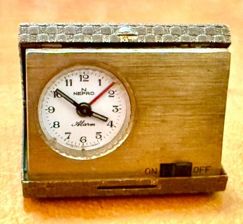 Rare Vintage Travel Alarm Clock - 5