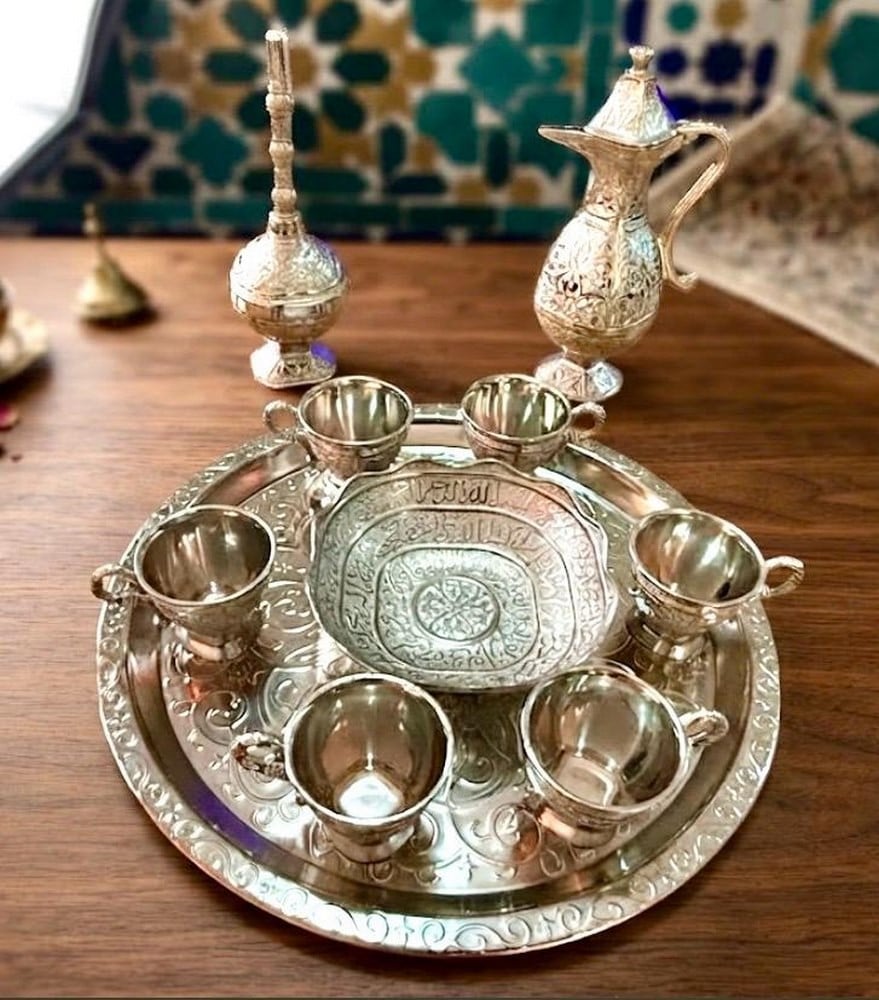 A Distinguished Complete Silver Serving Set - 1