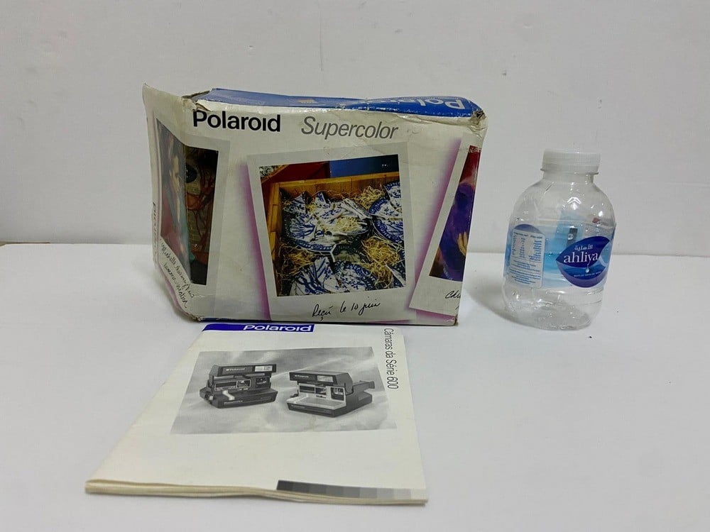 A classic instant camera, the Polaroid Supercolor 635 CL - 1