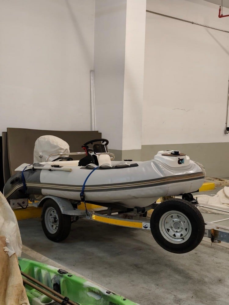 Rigid Inflatable Boat (Rib) With Trailer With 15 Hp Motor - 3