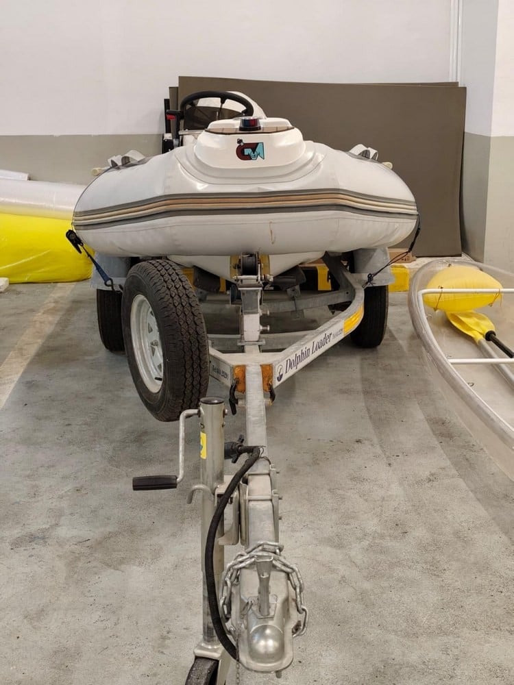 Rigid Inflatable Boat (Rib) With Trailer With 15 Hp Motor - 2