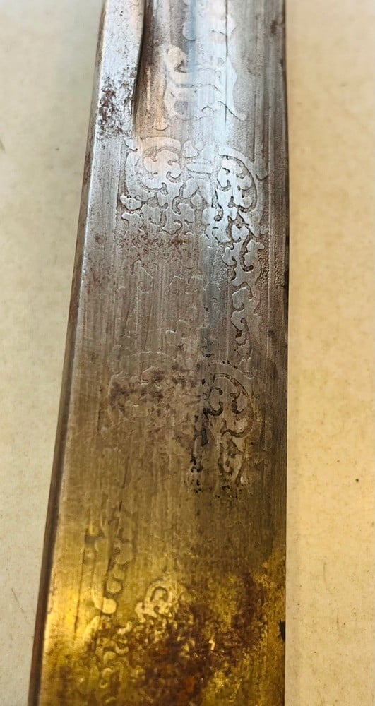 Old Military Saber with Bird-Head Handle - 2