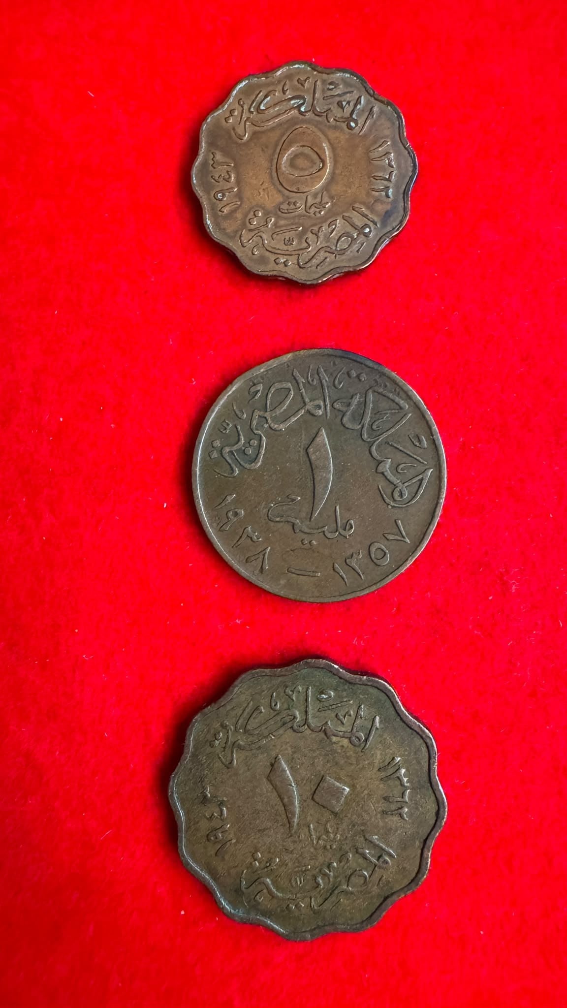 Set of 8 Old Palestinian and Egyptian Coins - 7