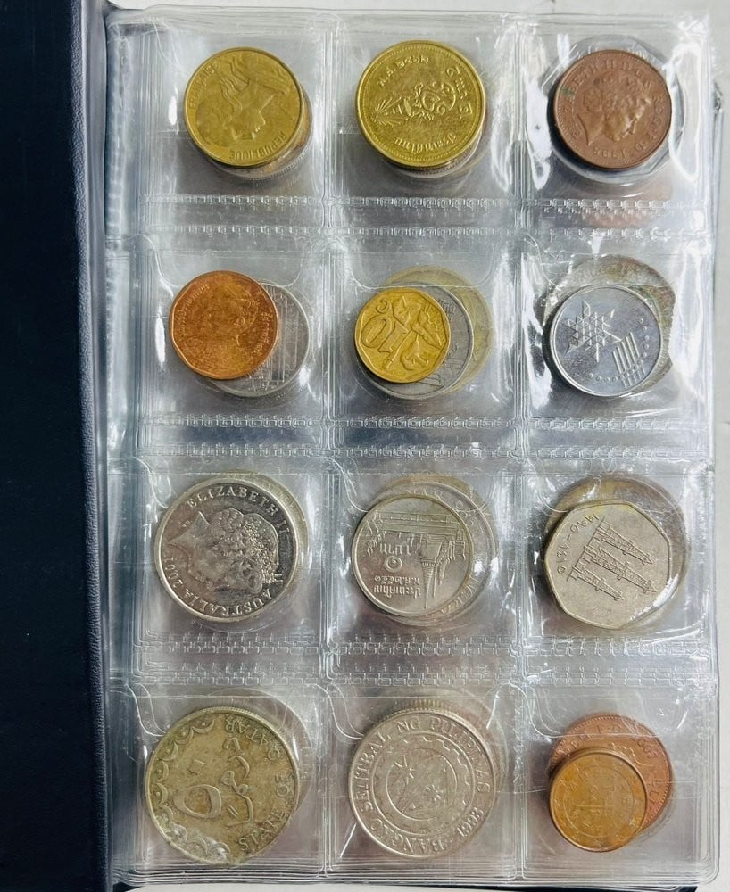 Album of 120 Vintage Coins - 14 - 1
