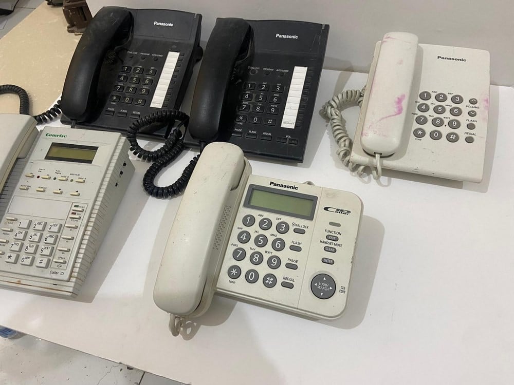 A Set Of Old Office Phones - 2