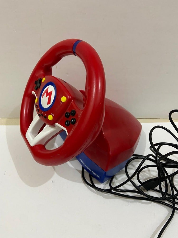 Old Nintendo Mini Mario Kart Racing Wheel Switch 2 - 3