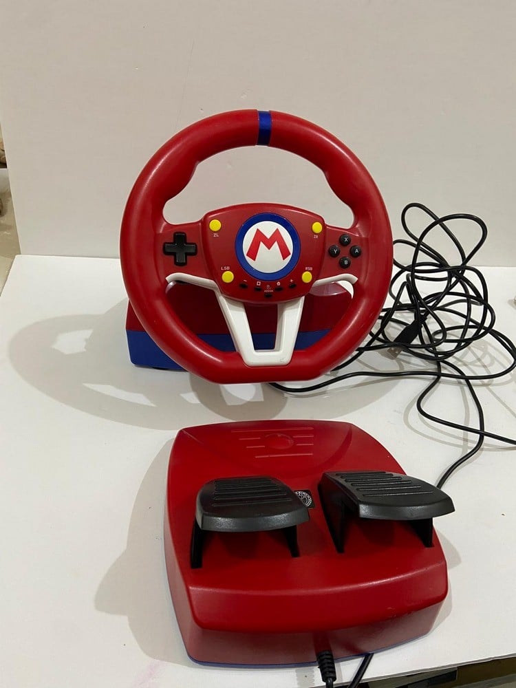Old Nintendo Mini Mario Kart Racing Wheel Switch 2 - 1