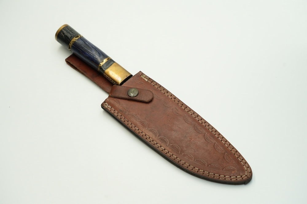 High Quality Large Dagger With A Distinctive Leather Cover - 2 - 2