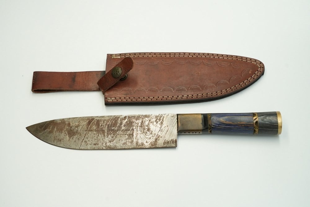 High Quality Large Dagger With A Distinctive Leather Cover - 2 - 1