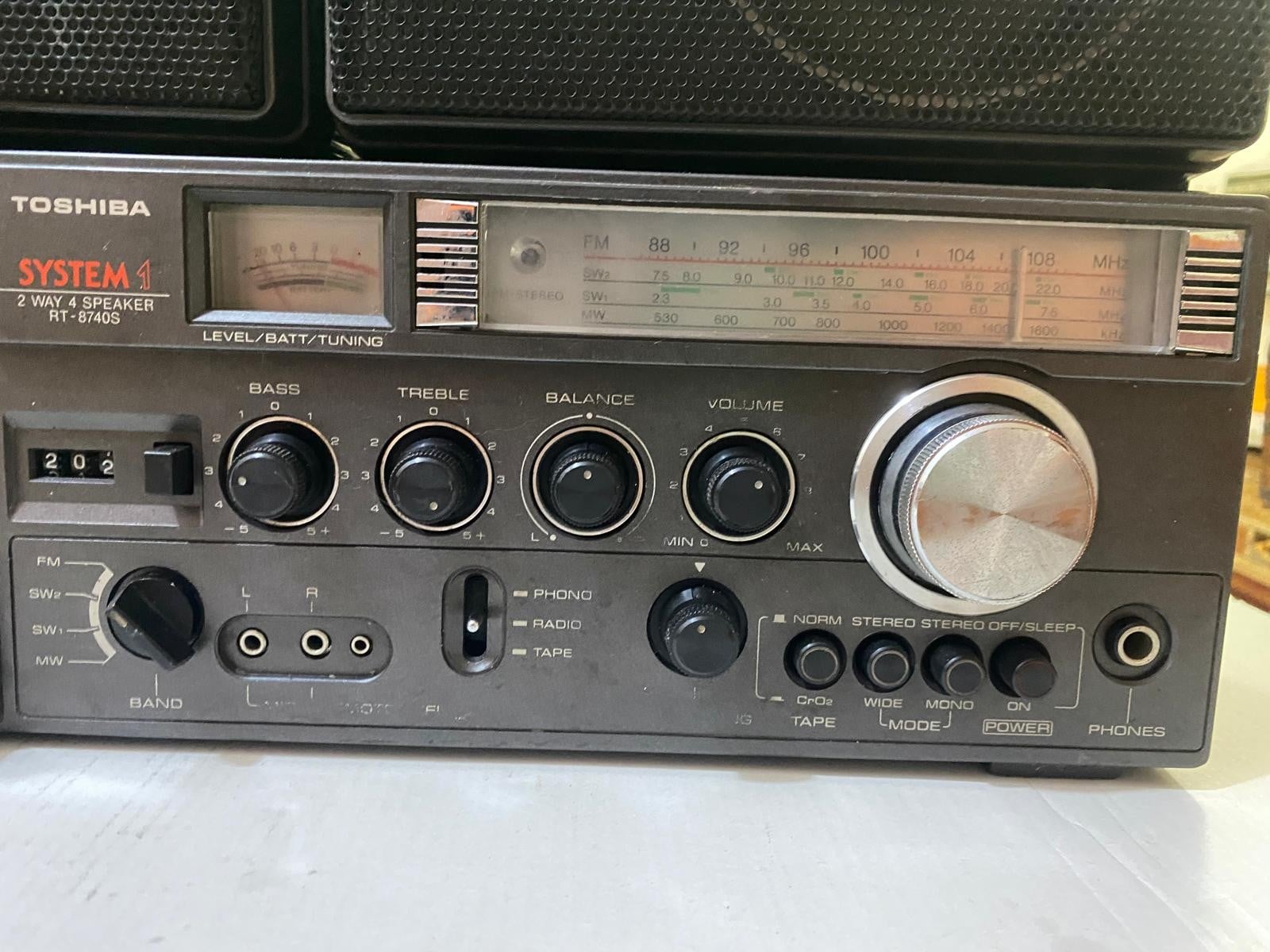 مسجل راديو وكاسيت Toshiba System 4 – RT-8700S - 2
