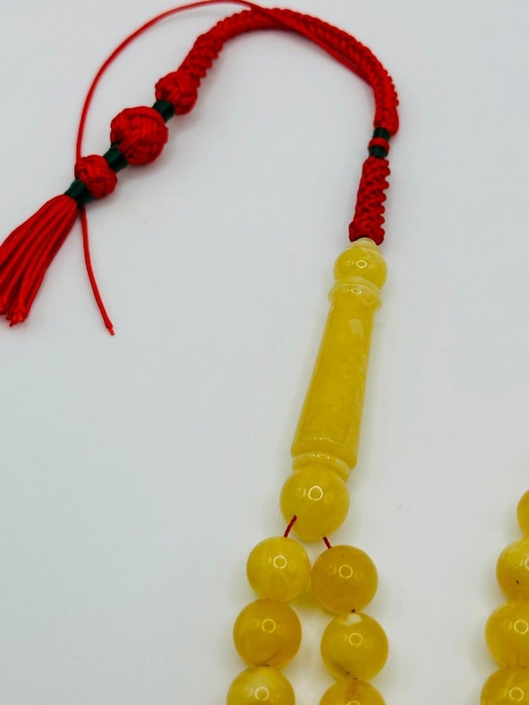 مسباح كهرمان طبيعي مدور مبرقع (كلينغرادي) - 2