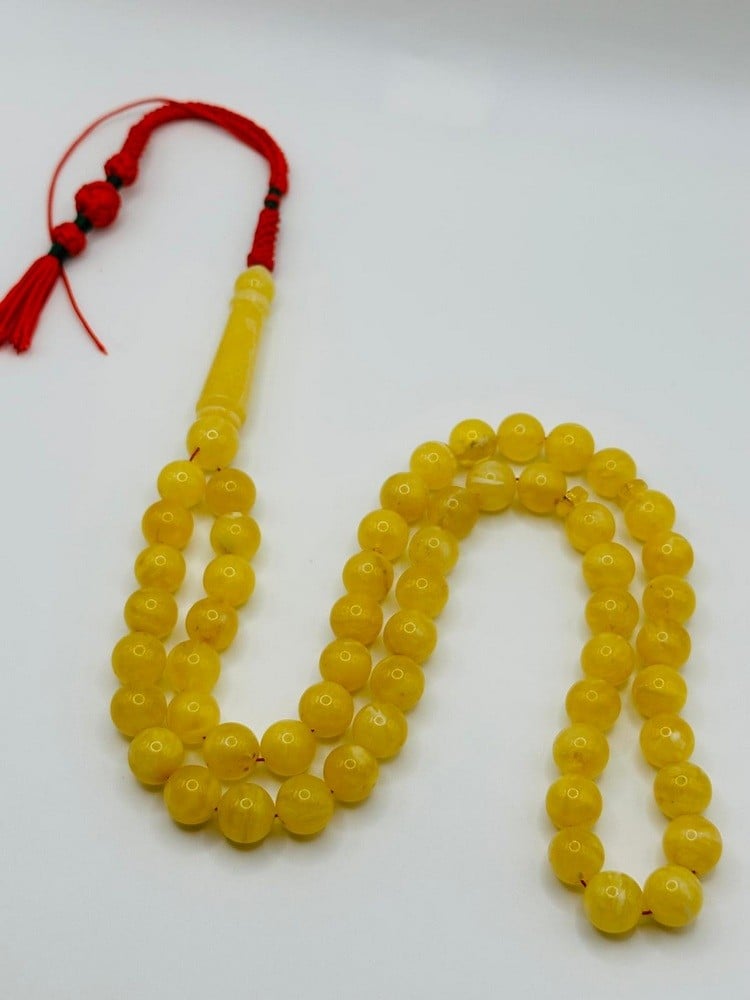 مسباح كهرمان طبيعي مدور مبرقع (كلينغرادي) - 1