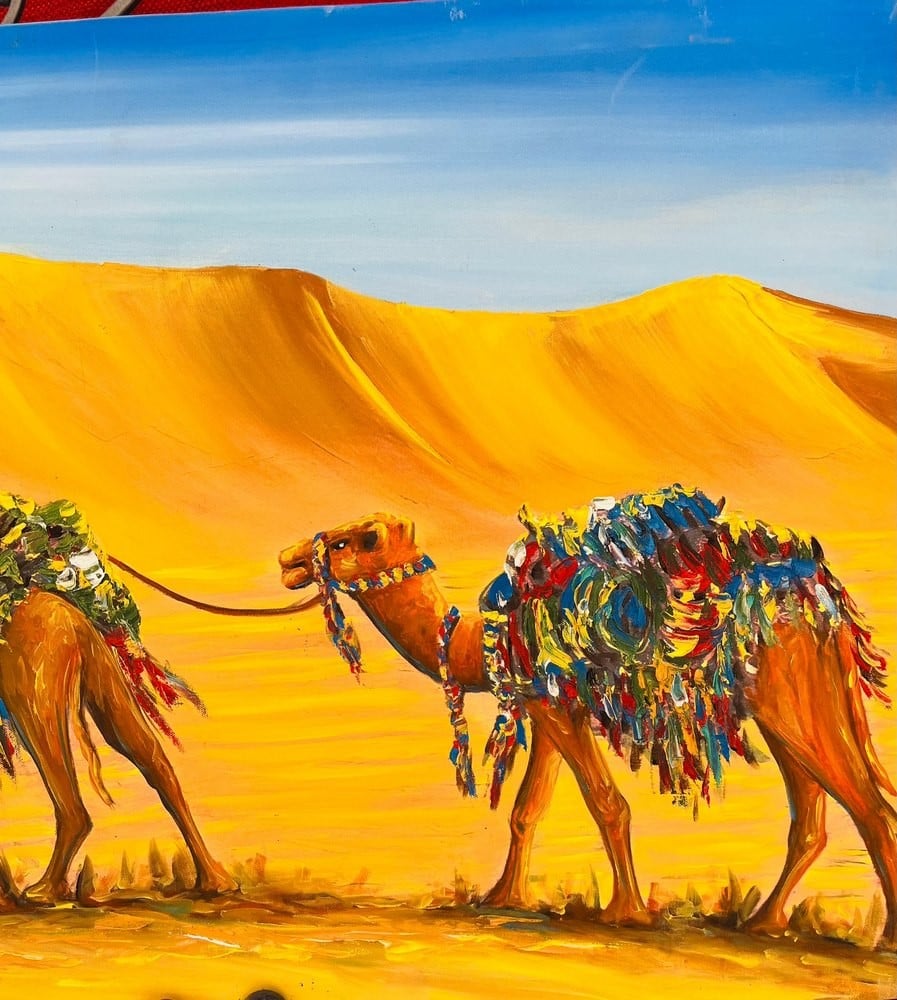 igned Desert Artwork by Reem Badawi - 2