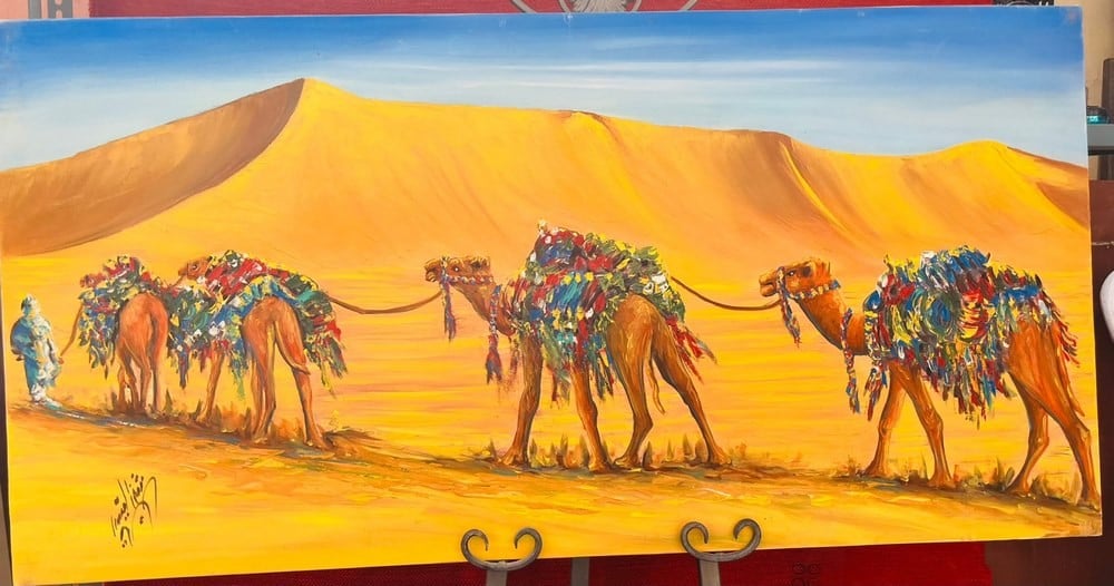 igned Desert Artwork by Reem Badawi - 1