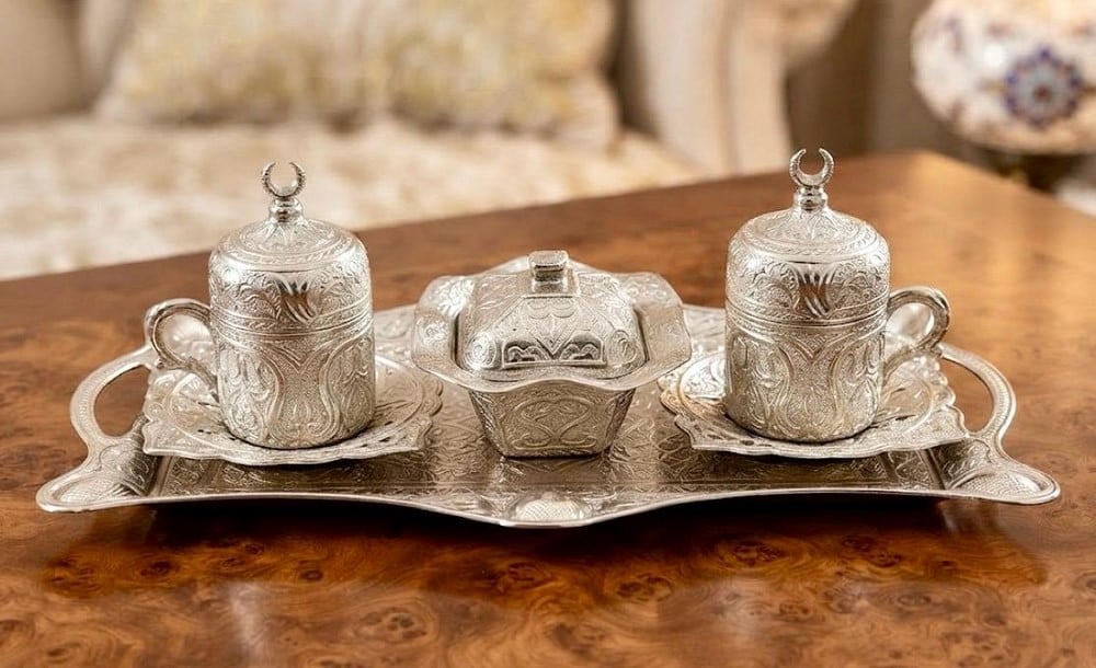 Luxury Turkish/Arabic Coffee Serving Set - 2