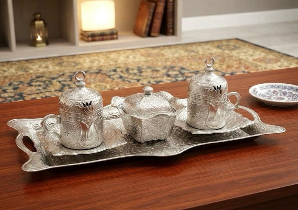 Luxury Turkish/Arabic Coffee Serving Set - 3