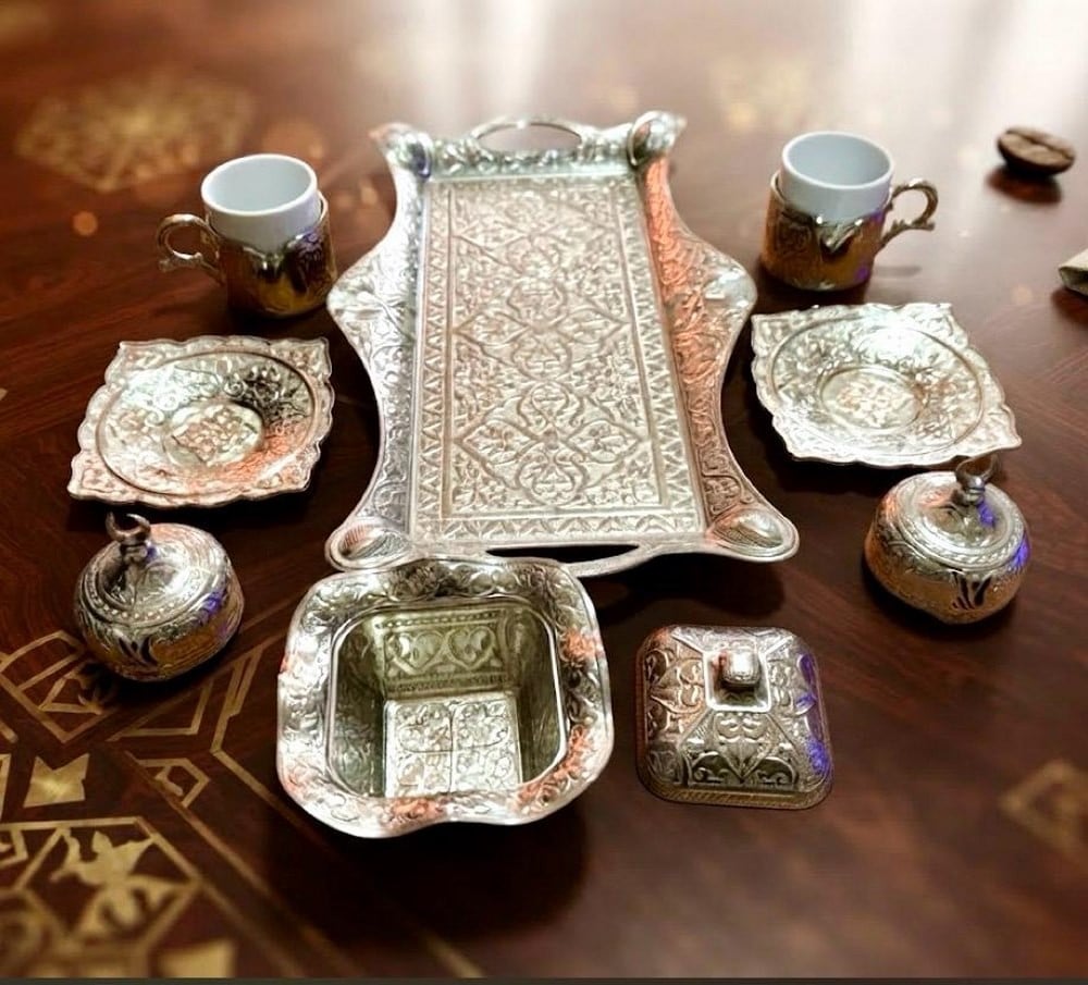 Luxury Turkish/Arabic Coffee Serving Set - 4