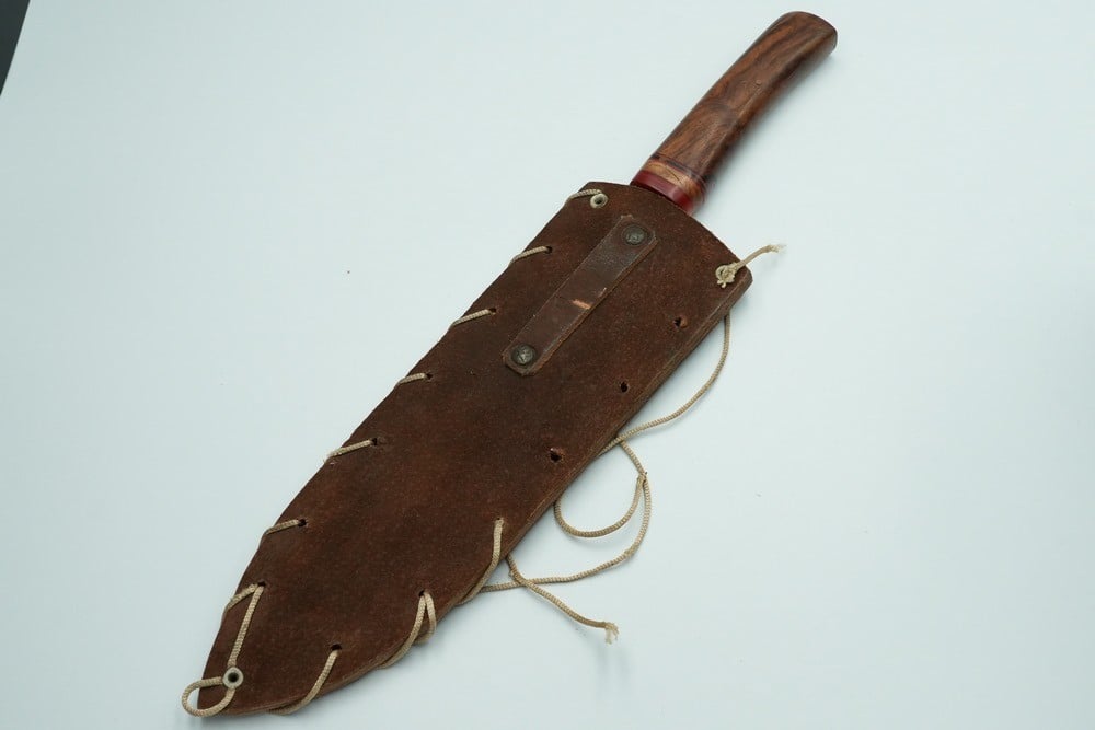 High Quality Large Dagger With A Distinctive Leather Cover - 2 - 3