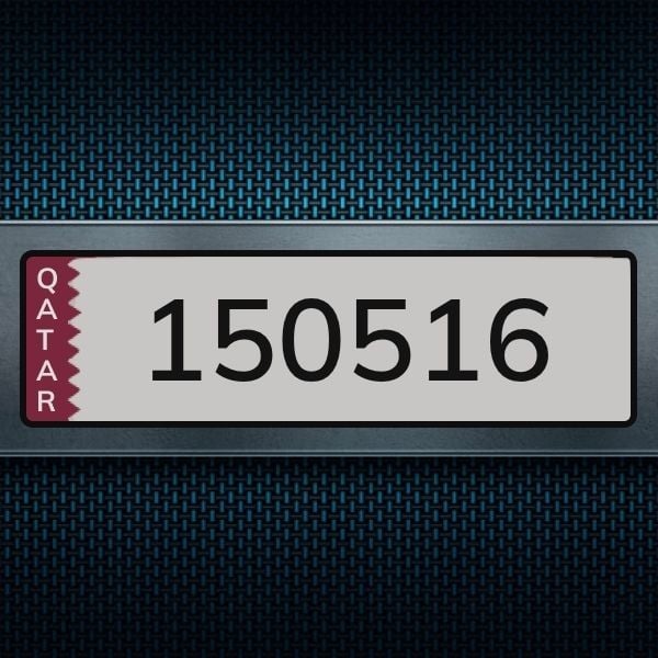 Car Plate 150516 - 1